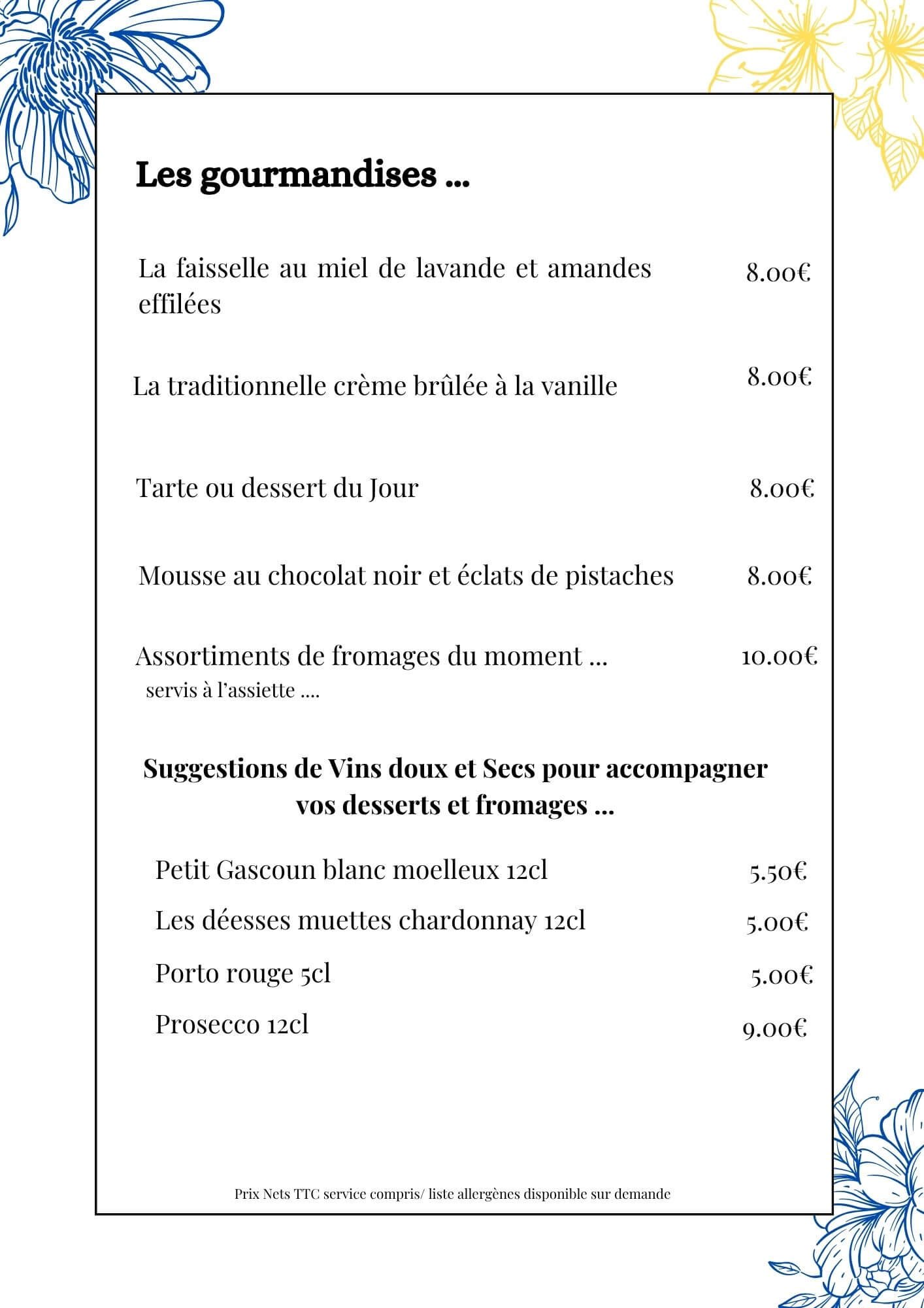 Dolci fatti in casa al bistrot Ô Délices, Castellane